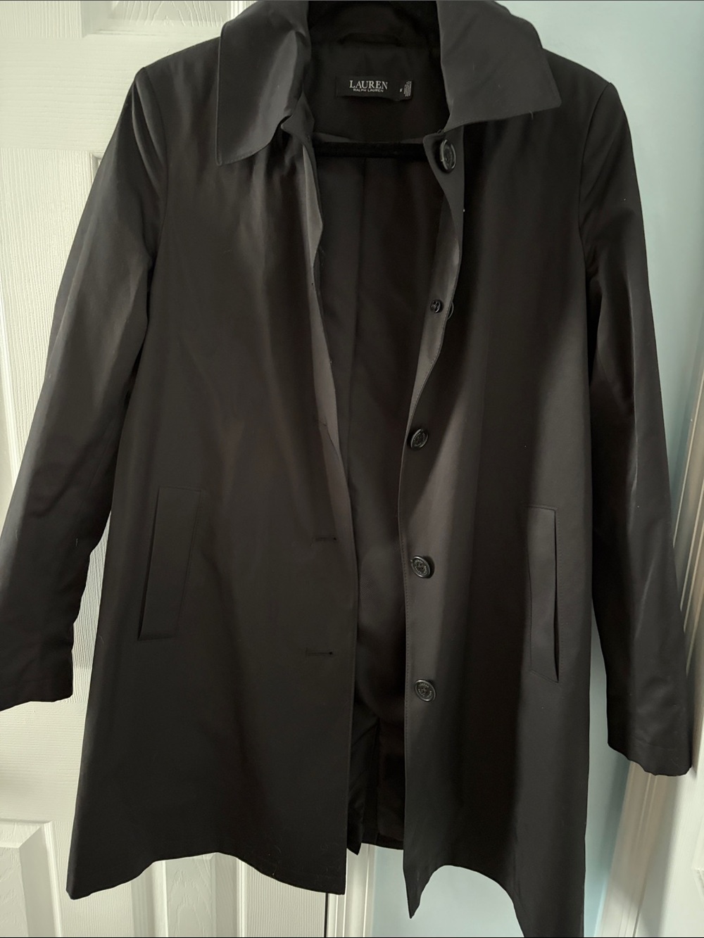 Ralph Lauren Black Trench Coat